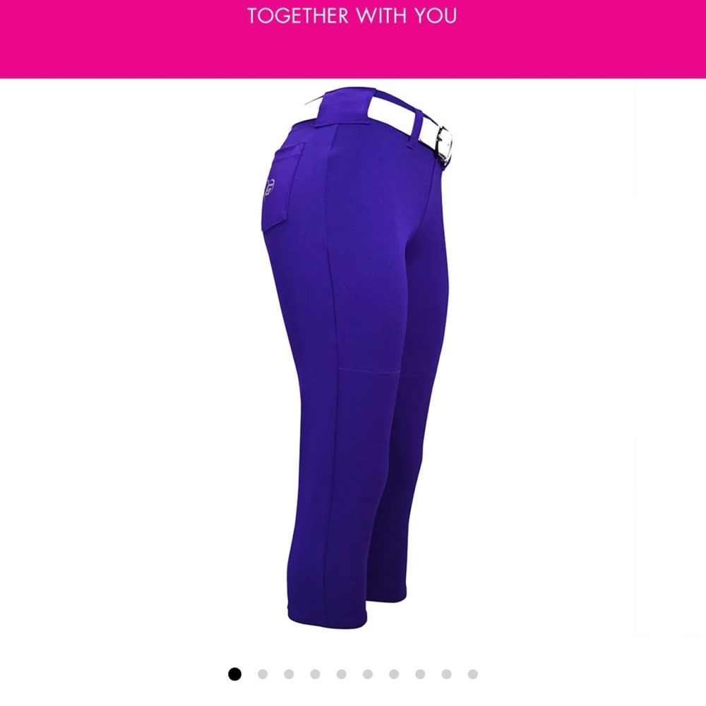 The Gluv athletique purple softball pants S Small New